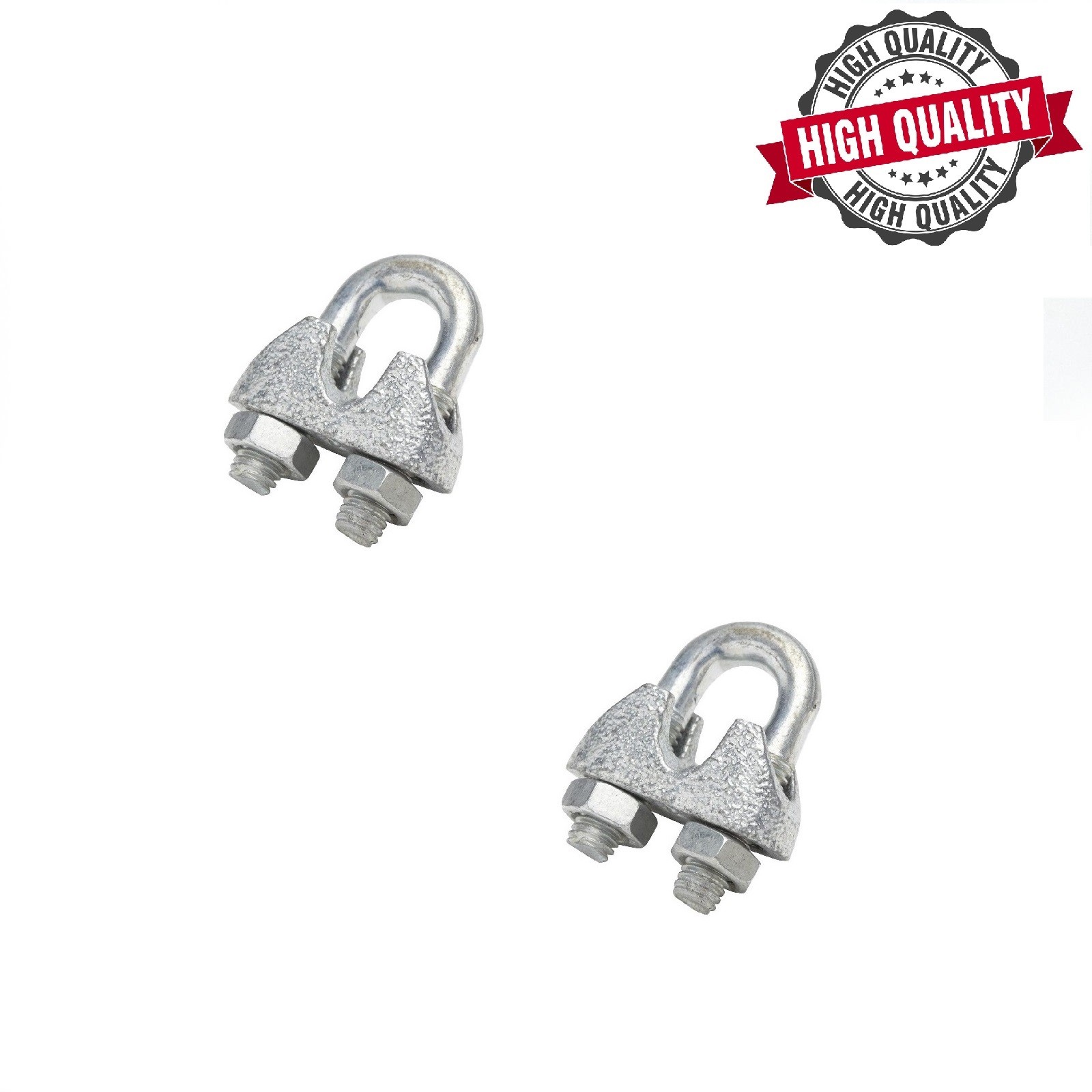 Simplex Duplex Egg Shape U Bolt Steel Wire Grip Grips Clamp Clips Rope