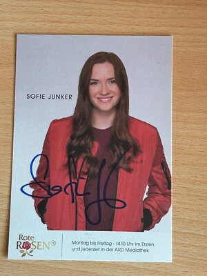 Sofie Junker - Rote Rosen - Autogrammkarte original signiert - #S15921
