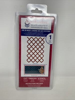 SPELLBINDERS Shapeabilities Expandable Pattern TAPESTRY 1 Die S5-164 Cut Emboss