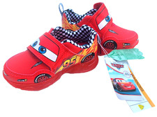 New Disney Cars Lighted Toddler Boys Red Shoes Size 6 Lightning McQueen 95 Pixar