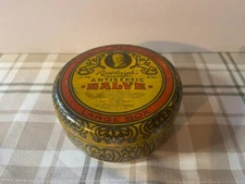 Antique/Vintage Rawleigh's Antiseptic Salve Tin Large Box