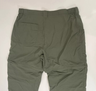 Short Convertible Cabela's Homme - Taille 34x32 - Vert Nylon - Occasion