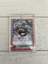 Manny Machado  AUTO 19/25 RED Snowflake ❄️. Topps Holiday 2022