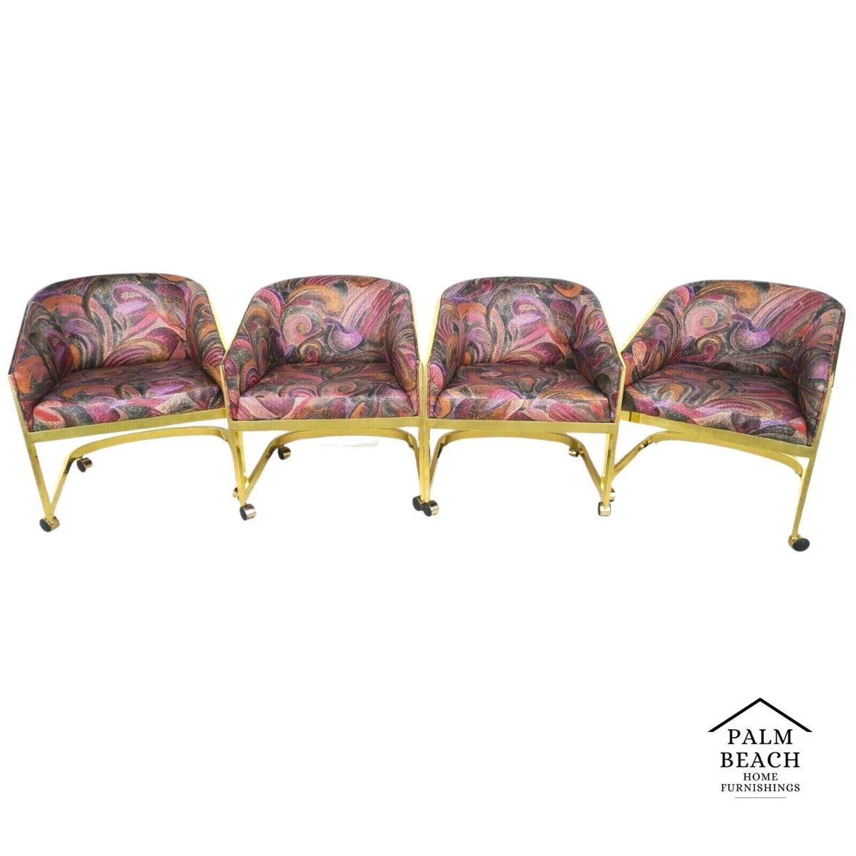 Rolling on sale club chairs