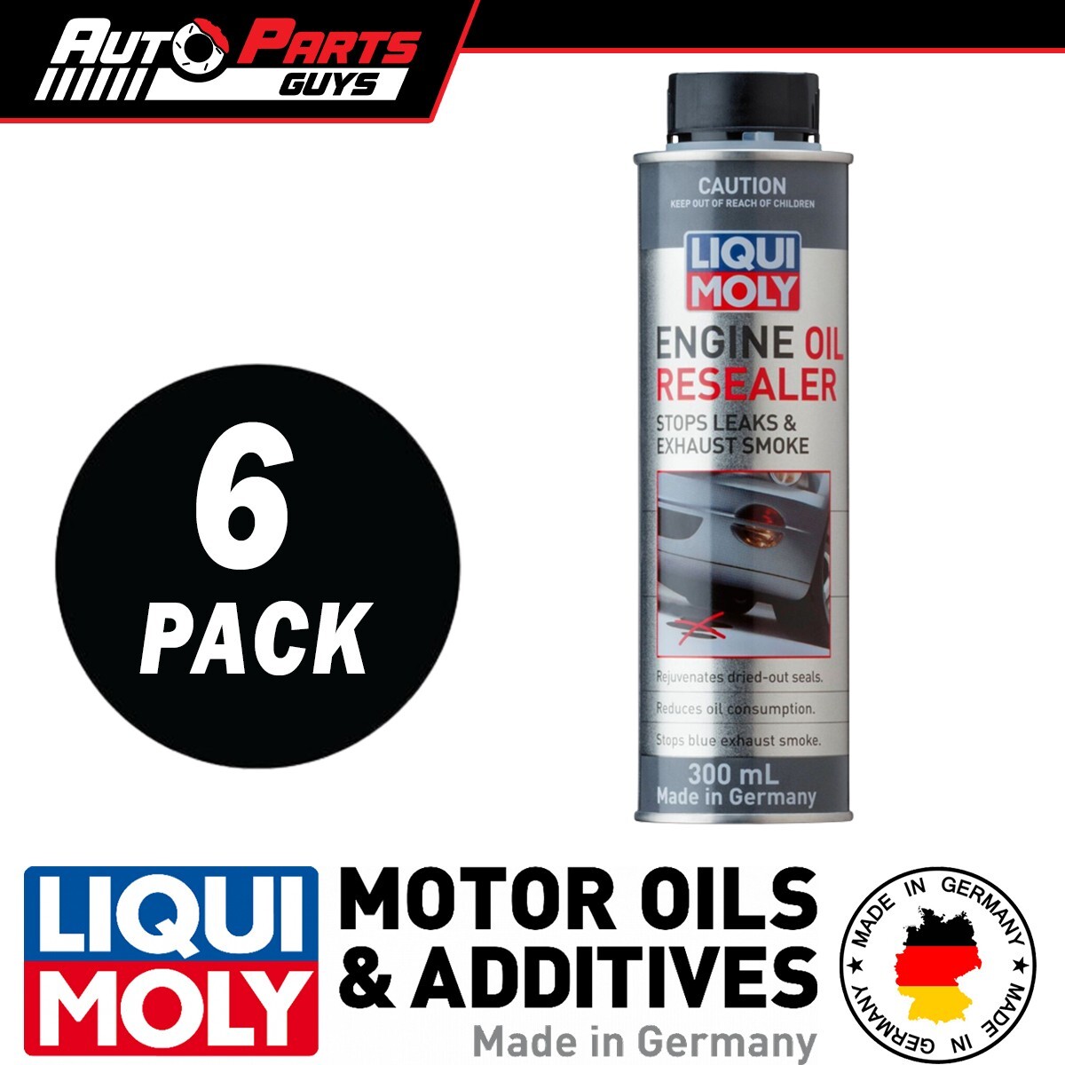 Liqui Moly Engine Oil Resealer Stops Leaks & Smoke 300mL 6 PACK BUK BUY