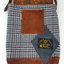 Mined reCREATIONS Laptop Tote Crossbody Messenger Bag One of a Kind Handmade