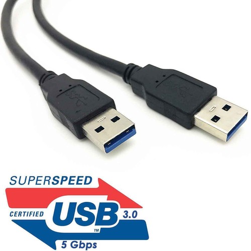 USB 3.0 A Male to A Male Cable Data Transfer Super Speed Power Charger Metal US - Picture 13 of 14