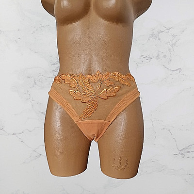La Perla Exklusiver Slip Orange Gr. 42 Spitze, Tüll aus Sylter Boutique  Neu
