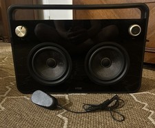 TDK Life On Record 2 Speaker Portable Boombox Model TP6802BLK Tested  Working 
