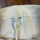 Vintage Y2K XOXO Women's Pants 5 Low Rise Flare leg Front zip Cream Cotton RR1 — photo 4