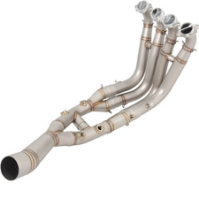 Stainless steel Exhaust Tips Mid Pipe For BMW S1000RR S1000R  2019-2025