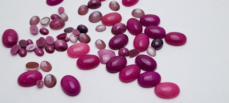 60+ pieces Assorted Cabochon Stones CZ Cubic Zirconia Loose Stones