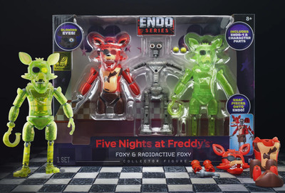 PRESALE - Five Nights at Freddy s Endo-01 (Classic Foxy and Radioactive Foxy)