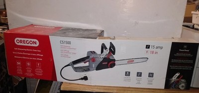 Oregon CS1500 3.4 HP 18-inch 15 Amp Self-Sharpening Corded Electric Chainsaw New