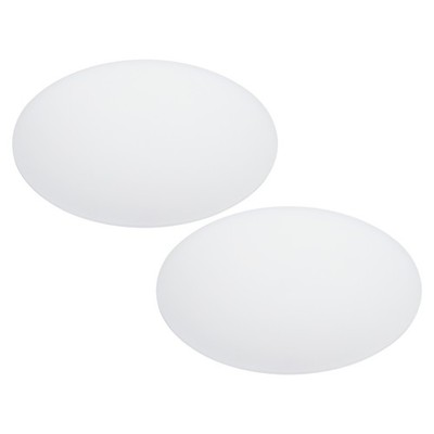 Lampenschirmdiffusor mit 13'' Dm, 2Pcs runder Diffusor 2,7mm, durchscheinend weiß