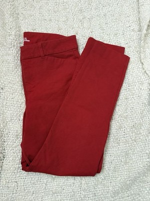 Old Navy Women's High Rise Red Pixie Pants Size 6