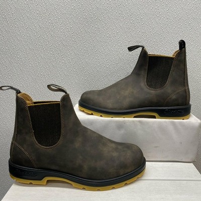 Blundstone Mens Size 9.5 Classic Elastic Sided Chelsea Water Resistant Boots