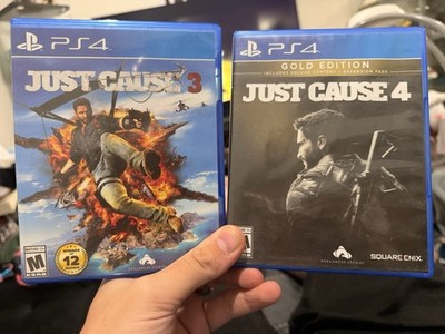 Just Cause 3 & 4 Gold Edition Sony PlayStation 4 PS4 Tested Works 2 Game Bundle