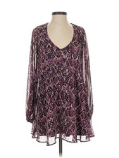 Show Me Your Mumu Women Purple Casual Dress S