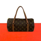 LOUIS VUITTON Papillon 26 Monogram Handbag PVC leather Brown 27237