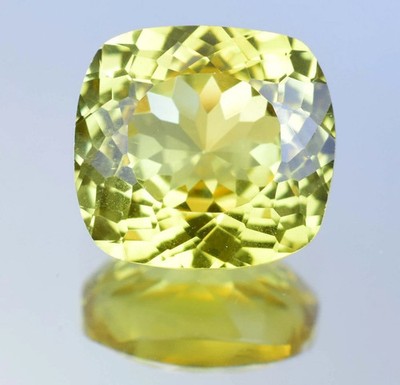Natürlich Gelbe Saphir 6.95 Karat Kissen Form Zertifiziert Lose Edelstein Mit