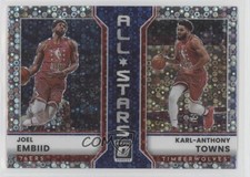 2022 Donruss Optic Fast Break Holo Prizm Joel Embiid Karl-Anthony Towns #9 11s9