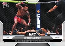 2025 Topps Now UFC #27 Lerone Murphy Aaron Pico UFC 319