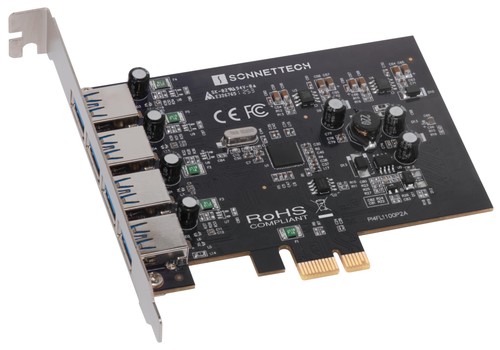 Allegro Typ A USB 3.2 | 3.0 PCIe 4-Port PCIe Karte (Mac und Windows kompatibel)