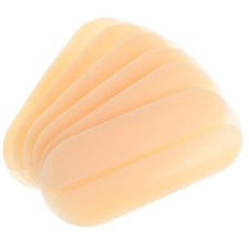 6 Pcs Bra Strap Cushion Silicone Holders Non Slip Shoulder Pads Beige Invisible