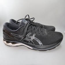 ASICS GEL-Kayano 27 Black and Silver Running Shoes Men\'s 15 - Euro 50.5 ASICS GEL-Kayano 27 Black and Silver Running Shoes Men main image 2