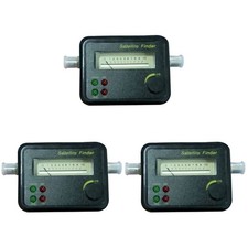  3 Count Satellite Signal Strength Meter Aerial Tester TV Receiver Digital
