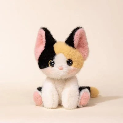 24cm Kawaii Cat Plush Doll Cute Decoration Three Color