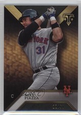 2016 Topps Triple Threads Onyx 12/50 Mike Piazza #49 HOF 1h5