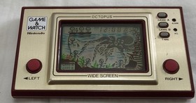 Nintendo Game ＆ Watch Mickey Mouse / Octopus Boxed Japan
