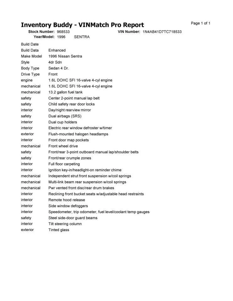 Eje de haz cargado 1,6 L base E compatible con 95-97 200SX 362741 Foto 2 de 3