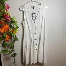 Universal Thread Universal Button-Down Sleeveless Dress, Size S — New with tag