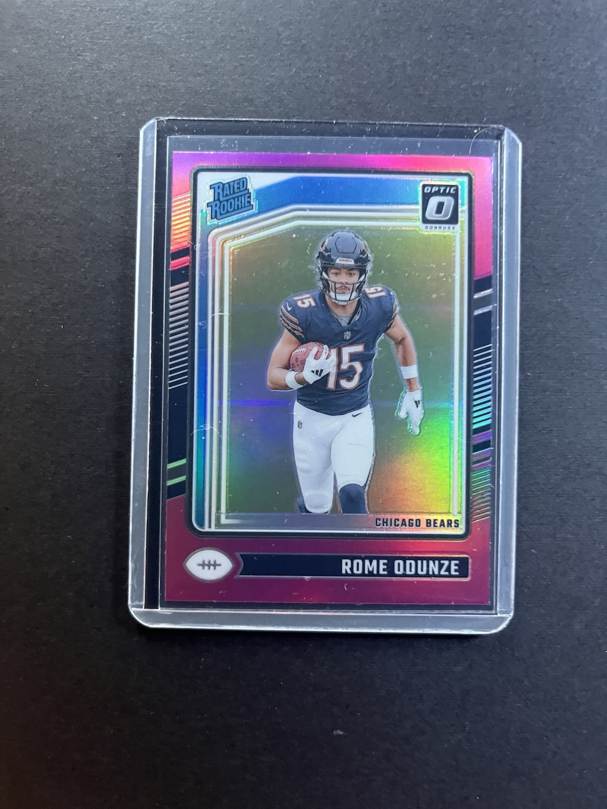 2024 Panini Donruss Optic - Rated Rookie Rome Odunze #286 Pink Prizm (RC)