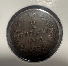 ITALY KINGDOM 2 CENTS 1903 ITALIAN LIRA VITTORIO EMANUELE III