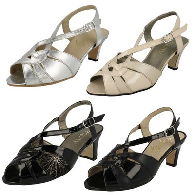 Damen Equity Smart Peeptoe Slingback Sandalen *Sarah*