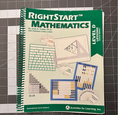 RightStart Mathematics Level D Lessons Book 2nd Edition