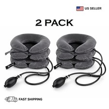 Cervical Neck Traction Device Collar Brace Support Pain Relief Stretcher Therapy