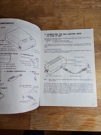 Consola Control Deck System - Aut&eacute;ntico Manual de Instrucciones Nintendo NES