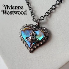 Vivienne Westwood PETRA Heart Necklace Black B257