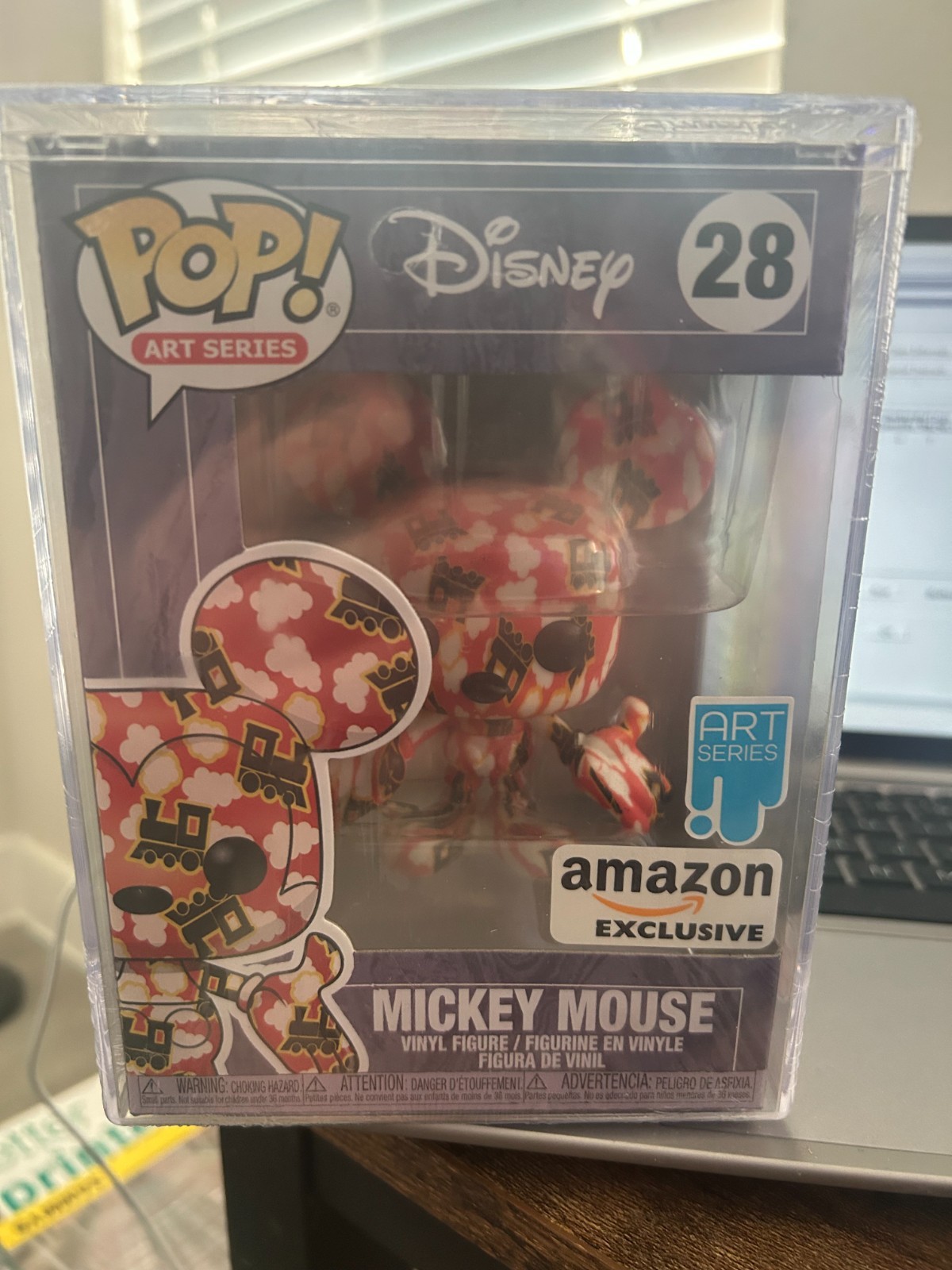 Funko POP! Pop! Art Series Mickey Mouse #28 Amazon Exclusive Disney Vinyl Figure