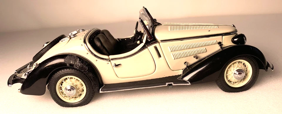 CMC 1936-1938 Audi Wanderer 25k compresor roadster escala blanca 1:24 INV# 4020 Foto 4 de 4