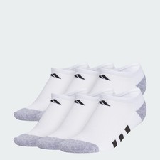 adidas kids Athletic Cushioned 6-Pack No-Show Socks Kids