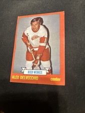 1972-73 Topps Hockey #141 Alex Delvecchio Detroit Red Wings Ex+ Free Shipping!