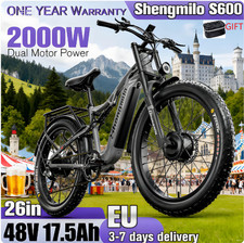 Ebike uomo fatbike Pedelec mountain bike 2000\/\/ doppio motore bici elettrica