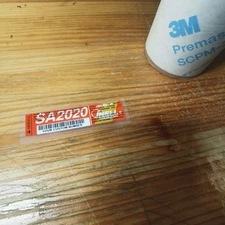 WARNING SNELL SA2020 inside helmet decal X1 vinyl stickers stickers ステッ�