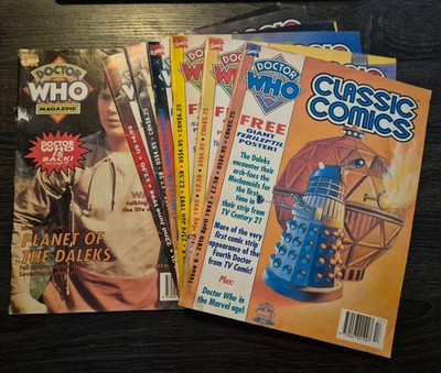 Doctor Who Classic Comics Konvolut 1993 1994 Marvel UK + DWM 202